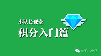小队长课堂之积分入门篇